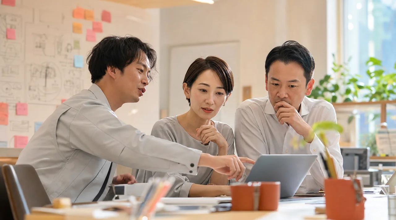 顧客の現場でエンジニアが並走して開発するイメージ